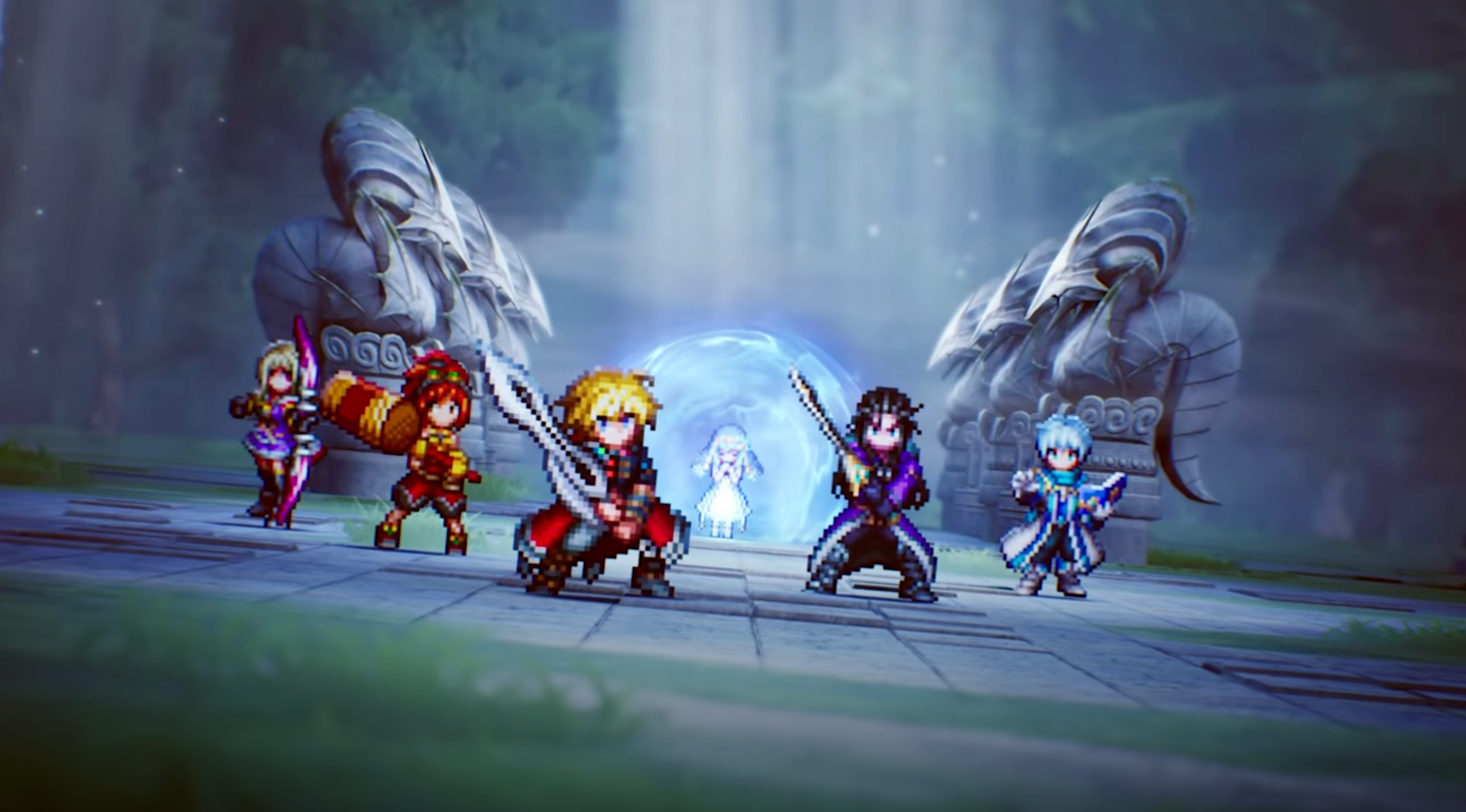 Final Fantasy Resonance dark landscape screenshot